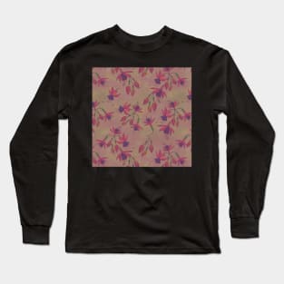 Fabulously Fuchsias (natural) Long Sleeve T-Shirt